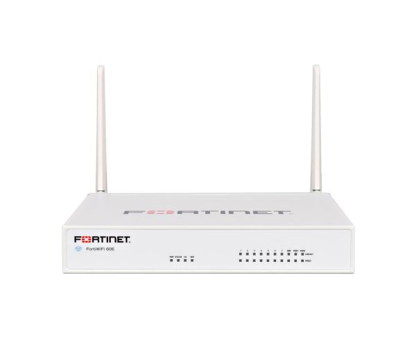 FWF-60E-BDL-950-60 Fortinet FortiWiFi 60E 10 x Ports GE RJ-45 7 x Ports Internal + 2 x Ports WAN + 1 x Port DMZ Managed Network Security/Firewall Appliance with 5Y 24X7 FC