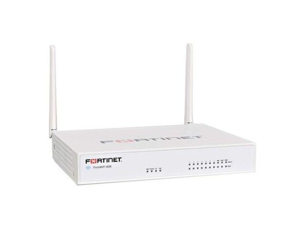 FWF-60E-BDL-964-12 Fortinet FortiWiFi 60E 10 x Ports GE RJ-45 7 x Ports Internal + 2 x Ports WAN + 1 x Port DMZ Managed Network Security/Firewall Appliance with 1Y 24X7 FC