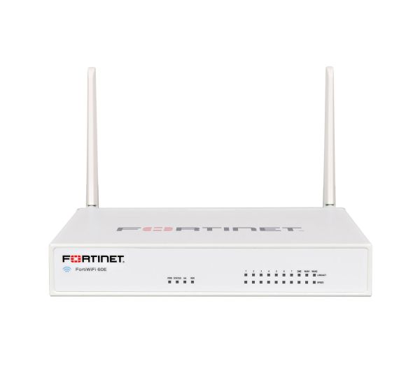 FWF-60E-BDL-USG-874-36 Fortinet FortiWiFi 60E 10 x Ports GE RJ-45 7 x Ports Internal + 2 x Ports WAN + 1 x Port DMZ Managed Network Security/Firewall Appliance with 3Y 8X5 FC
