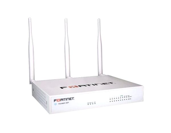 FWF-61F-A-NFR Fortinet FortiWiFi 61F 10x GE RJ45 Ports Including 7x Internal Ports, 2x WAN Ports 1x DMZ Port Security Appliance