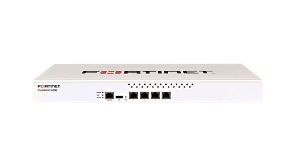 FWM-100D Fortinet FWM-100DFortiWLC 100D RJ45 4 x Network Rack Mountable GigE Wireless LAN Controller