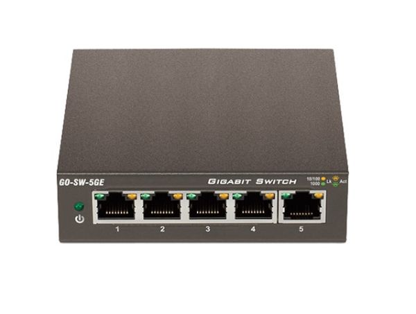 GO-SW-5GE D-Link 5-Port 10/100/1000Base-T Unmanaged Fast Ethernet Switch