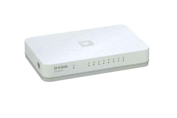 GO-SW-8G D-Link 8-Port 16Gbps 10/100/1000Base-T Unmanaged Gigabit Ethernet Switch