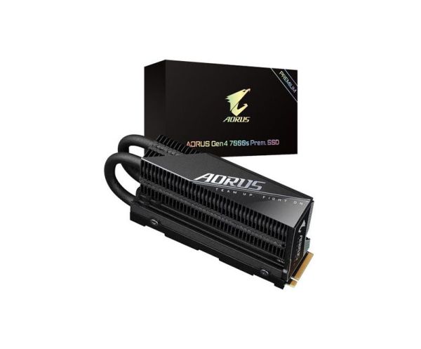 GP-AG70S1TB-P Gigabyte Aorus Gen4 7000s Prem 1TB Triple-Level Cell PCI-Express 4.0 x4 NVMe M.2 2280 Solid State Drive
