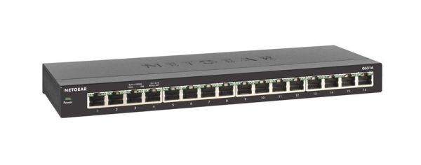 GS316-100NAS Netgear 300 Series GS316 16 x Ports 10/100/1000Base-T Unmanaged Gigabit Ethernet Network Switch