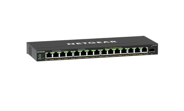 GS316EP Netgear 300 Series GS316EP 15 x RJ-45 Ports PoE+ 1000Base-T + 1 x SFP Port Layer 3 Managed Gigabit Ethernet Plus Network Switch