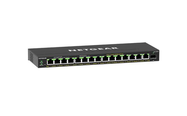 GS316EPP Netgear 300 Series GS316EP 15 x RJ-45 Ports PoE+ 1000Base-T + 1 x SFP Port Layer 3 Managed Gigabit Ethernet Plus Network Switch