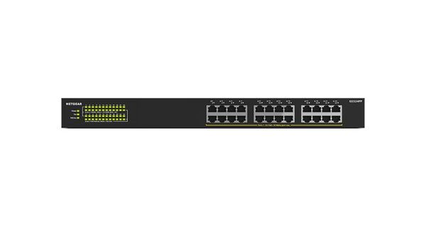 GS324PP Netgear Prosafe S350 Series GS324P 16 x RJ-45 Ports PoE+ 10/100/1000Base-T + 8 x RJ-45 Ports Layer 2 Unmananged Gigabit Ethernet Network Switch