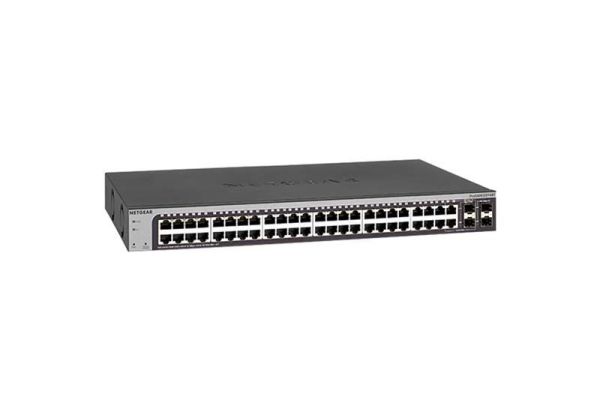 GS748Tv5 Netgear Prosafe GS748T 48 x Ports 10/100/1000GBase-T + 2 x SFP Ports + 2 x Combo SFP Ports Layer 3 Managed 1U Rack-mountable Gigabit Ethernet Network Switch