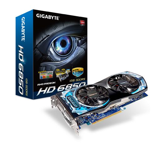 GV-R685OC-1GD Gigabyte Technology AMD Radeon HD 6850 1GB GDDR5 256-Bit PCI Express 2.0 x16 Video Graphics Card