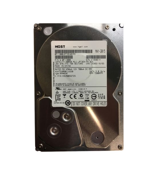 H3U5003272S Hitachi Ultrastar A7K2000 500GB 32MB Cache 7200RPM SATA 3GB/s 3.5-inch Hard Disk Drive