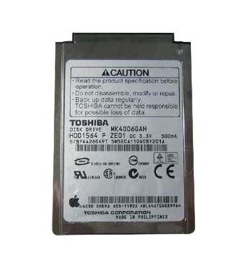 HDD1564P Toshiba 40GB 4200RPM ATA-100 2MB Cache 1.8-inch Hard Disk Drive