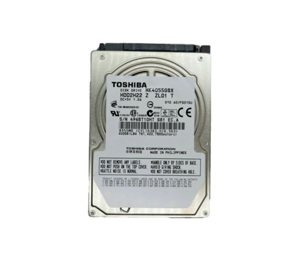 HDD2H22 Toshiba 400GB 5400RPM SATA 3Gbps 8MB Cache 2.5-inch Hard Drive