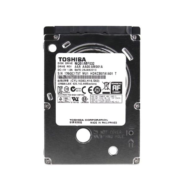 HDKCB07 Toshiba 320GB 5400RPM SATA 6GB/s 8MB Cache 2.5-inch Hard Disk Drive