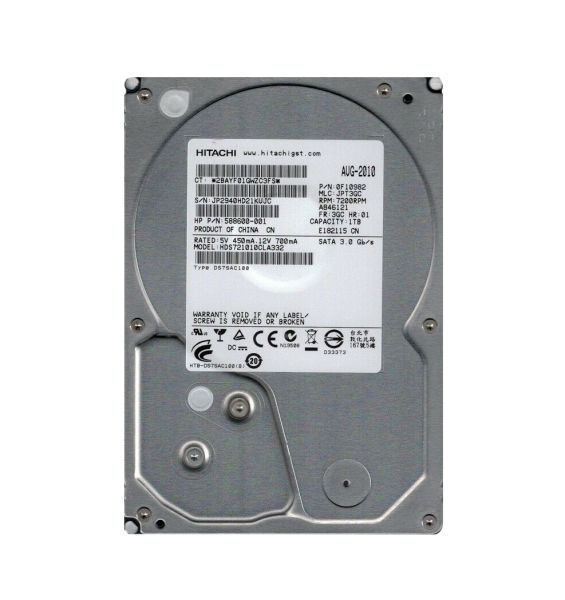HDS721010CLA332 Hitachi Deskstar 7K1000.C 1TB 7200RPM SATA 3Gb/s 32MB Cache 3.5-inch Hard Drive