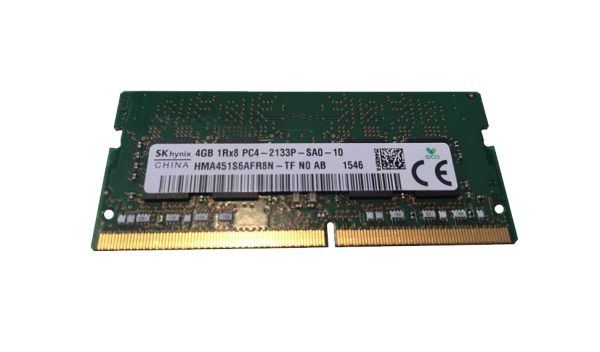 HMA451S6AFR8N-TFN0-AB Hynix 4GB DDR4-2133MHz PC4-17000 non-ECC Unbuffered CL15 260-Pin SoDimm 1.2V Single Rank Memory Module