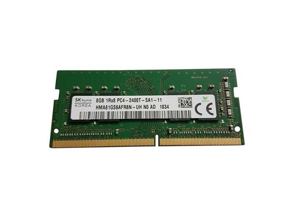 HMA81GS6AFR8N-UHN0-AD Hynix 8GB PC4-19200 DDR4-2400MHz non-ECC Unbuffered CL17 SoDIMM 1.2V Single-Rank Memory Module