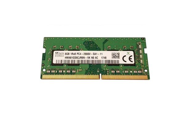 HMA81GS6CJR8N-VKN0-AC Hynix 8GB PC4-21300 DDR4-2666MHz non-ECC Unbuffered CL19 SoDIMM 1.2V Single-Rank Memory Module