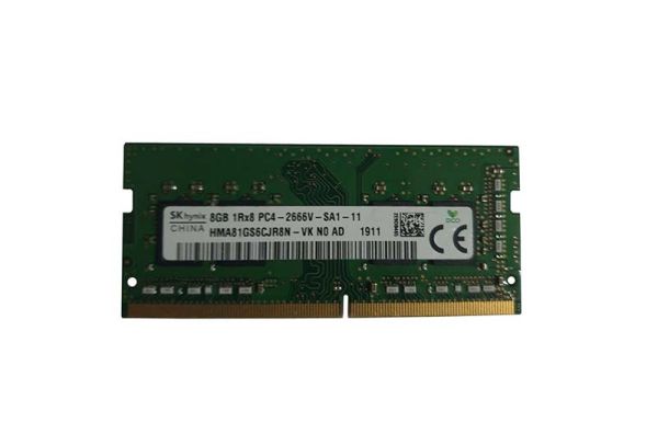 HMA81GS6CJR8N-VKN0-AD Hynix 8GB PC4-21300 DDR4-2666MHz non-ECC Unbuffered CL19 SoDIMM 1.2V Single-Rank Memory Module
