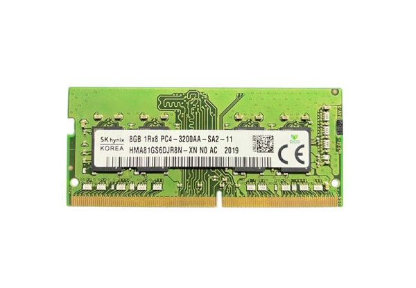 HMA81GS6DJR8N-XNN0-AC Hynix 8GB PC4-25600 DDR4-3200MHz non-ECC Unbuffered CL22 SoDIMM 1.2V Single-Rank Memory Module