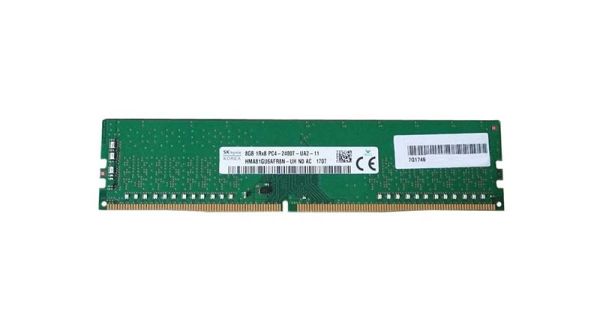 HMA81GU6AFR8N-UHN0-AC Hynix 8GB PC4-19200 DDR4-2400MHz non-ECC Unbuffered CL17 UDIMM 1.2V Single-Rank Memory Module