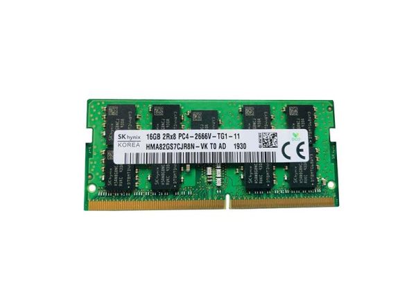HMA82GS7CJR8N-VKT0-AD Hynix 16GB PC4-21300 DDR4-2666MHz ECC Unbuffered CL19 SoDIMM 1.2V Dual-Rank Memory Module