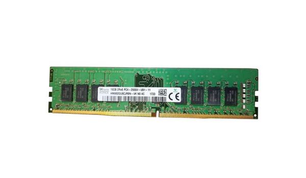 HMA82GU6CJR8N-VKN0-AC Hynix 16GB PC4-21300 DDR4-2666MHz non-ECC Unbuffered CL19 UDIMM 1.2V Dual-Rank Memory Module