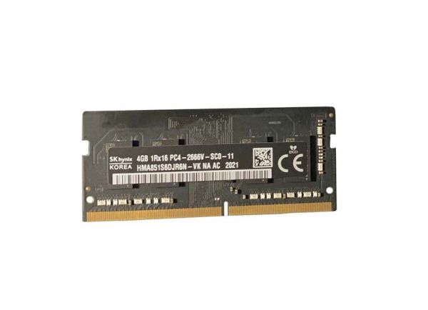 HMA851S6DJR6N-VKNA-AC Hynix 4GB PC4-21300 DDR4-2666MHz non-ECC Unbuffered CL19 SoDIMM 1.2V Single-Rank Memory Module