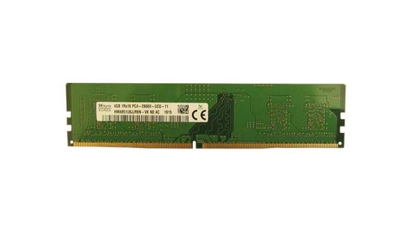 HMA851U6JJR6N-VKN0-AC Hynix 4GB PC4-21300 DDR4-2666MHz non-ECC Unbuffered CL19 UDIMM 1.2V Single-Rank Memory Module