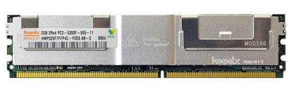 HMP525F7FFP4C-Y5D3 Hynix 2GB DDR2-667MHz PC2-5300 Fully Buffered CL5 240-Pin DIMM 1.8V Memory Module