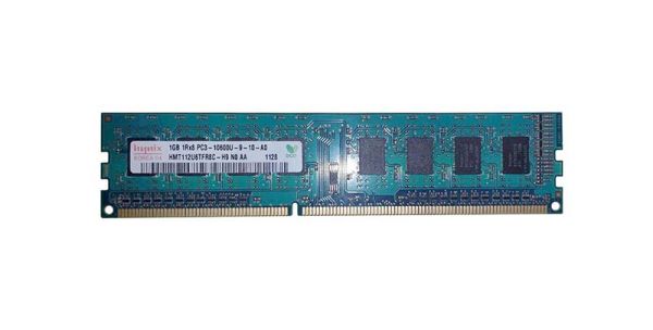 HMT112U6TFR8C-H9N0-AA Hynix 1GB PC3-10600 DDR3-1333MHz non-ECC Unbuffered CL9 UDIMM Single-Rank Memory Module