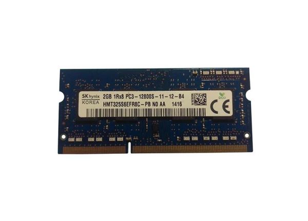 HMT325S6EFR8C-PBN0-AA Hynix 2GB PC3-12800 DDR3-1600MHz non-ECC Unbuffered CL11 SoDIMM Single-Rank Memory Module