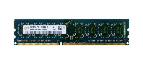 HMT325U6CFR8C-H9N0-AA Hynix 2GB PC3-10600 DDR3-1333MHz non-ECC Unbuffered CL9 UDIMM Single-Rank Memory Module