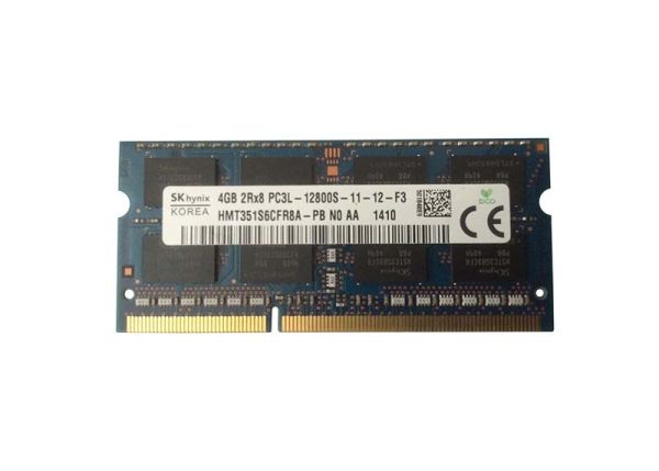 HMT351S6CFR8A-PBN0-AA Hynix 4GB PC3-12800 DDR3-1600MHz non-ECC Unbuffered CL11 SoDIMM 1.35V Dual-Rank Memory Module