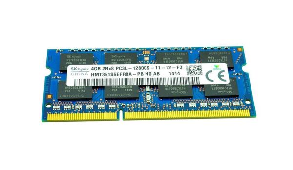 HMT351S6EFR8A-PBN0-AB Hynix 4GB PC3-12800 DDR3-1600MHz non-ECC Unbuffered CL11 SoDIMM 1.35V Dual-Rank Memory Module