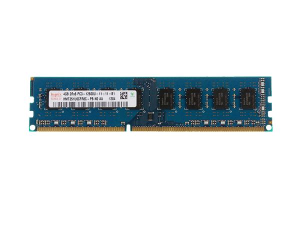HMT351U6CFR8C-PBN0 Hynix 4GB DDR3-1600MHz PC3-12800 non-ECC Unbuffered CL11 240-Pin DIMM 1.5V Dual Rank Memory Module