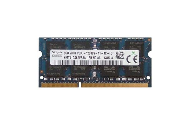 HMT41GS6AFR8A-PBN0-AA Hynix 8GB PC3-12800 DDR3-1600MHz non-ECC Unbuffered CL11 SoDIMM 1.35V Dual-Rank Memory Module