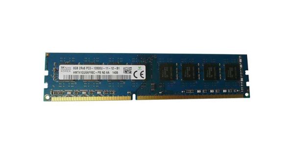 HMT41GU6AFR8C-PBN0-AA Hynix 8GB PC3-12800 DDR3-1600MHz non-ECC Unbuffered CL11 UDIMM Dual-Rank Memory Module