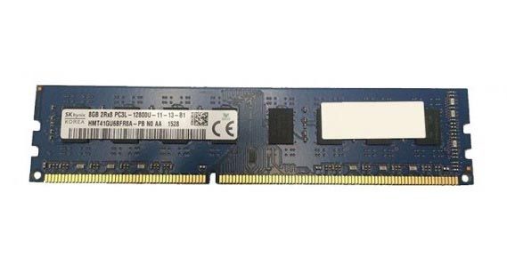 HMT41GU6BFR8A-PBN0 Hynix 8GB DDR3-1600MHz PC3-12800 non-ECC Unbuffered CL11 240-Pin DIMM 1.35V Low Voltage Dual Rank Memory Module