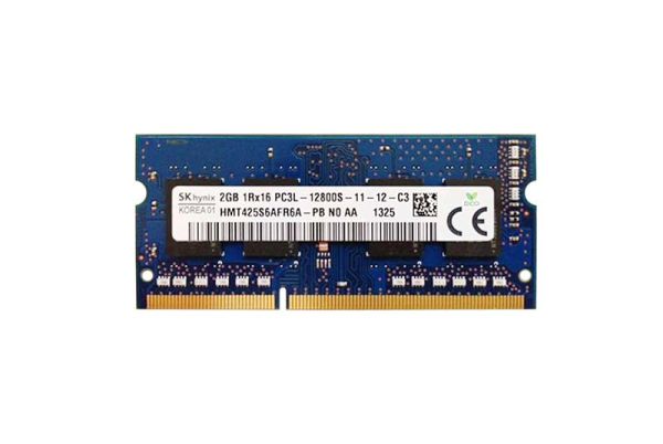 HMT425S6AFR6A-PBN0-AA Hynix 2GB PC3-12800 DDR3-1600MHz non-ECC Unbuffered CL11 SoDIMM 1.35V Single-Rank Memory Module