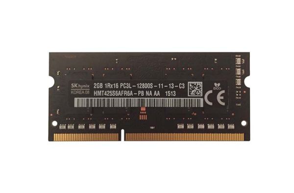 HMT425S6AFR6A-PBNA-AA Hynix 2GB PC3-12800 DDR3-1600MHz non-ECC Unbuffered CL11 SoDIMM 1.35V Single-Rank Memory Module