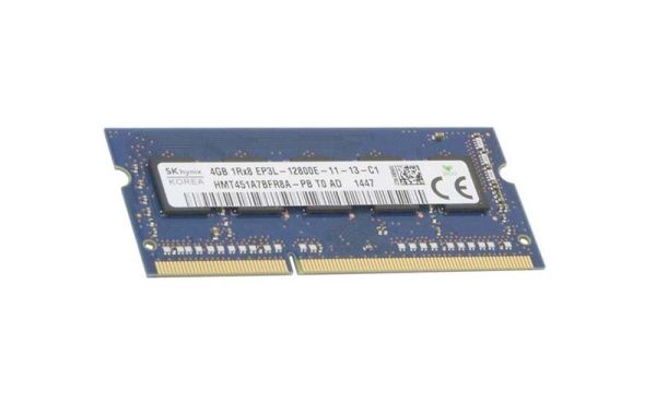 HMT451A7BFR8A-PBT0-AD Hynix 4GB PC3-12800 DDR3-1600MHz ECC Unbuffered CL11 SoDIMM 1.35V Dual-Rank Memory Module