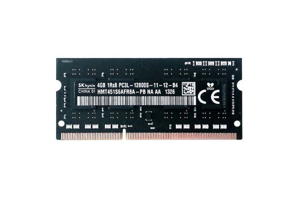HMT451S6AFR8A-PBNA-AA Hynix 4GB PC3-12800 DDR3-1600MHz non-ECC Unbuffered CL11 SoDIMM 1.35V Single-Rank Memory Module