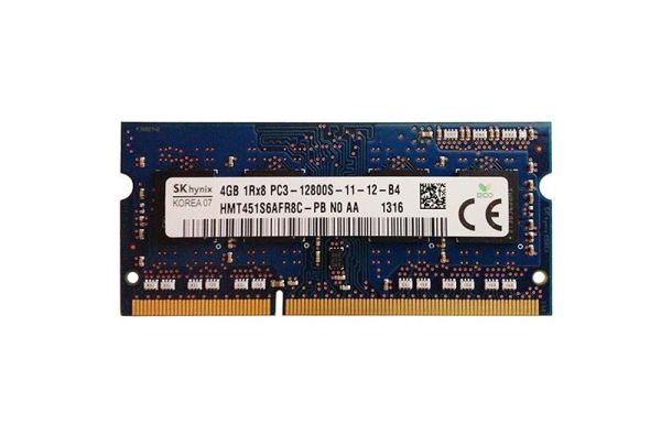 HMT451S6AFR8C-PBN0-AA Hynix 4GB PC3-12800 DDR3-1600MHz non-ECC Unbuffered CL11 SoDIMM Single-Rank Memory Module