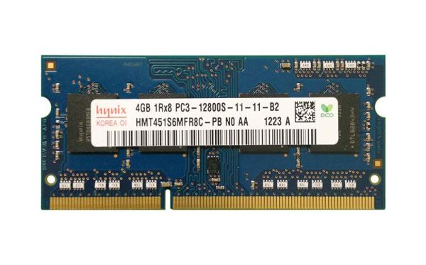HMT451S6MFR8C-PBN0-AA Hynix 4GB PC3-12800 DDR3-1600MHz non-ECC Unbuffered CL11 SoDIMM Single-Rank Memory Module