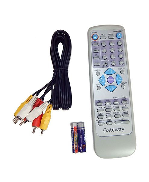 HOF3F117D4 Gateway DVD Remote Control Kit with 2xBattery/ Cable