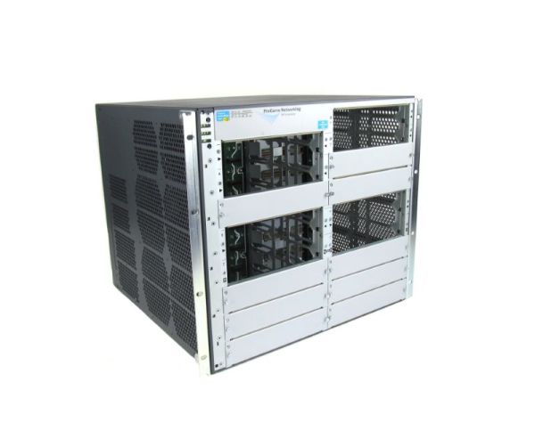 J9091A-BUNDLE HP ProCurve 8200zl Series 8212zl 12 x Open Module Slots PoE+ 9U Rack-mountable Layer 3 Managed Network Switch Chassis