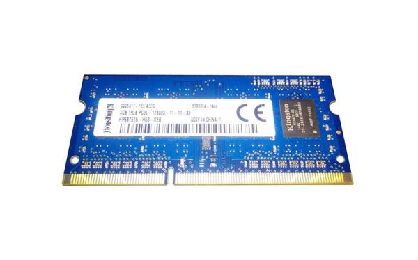 HP687515-H63-KEB Kingston Technology 4GB PC3-12800 DDR3-1600MHz non-ECC Unbuffered CL11 SoDIMM 1.35V Single-Rank Memory Module