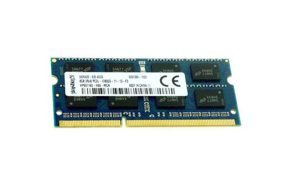 HP691160-H66-MCN Kingston Technology 8GB PC3-12800 DDR3-1600MHz non-ECC Unbuffered CL11 SoDIMM Dual-Rank Memory Module