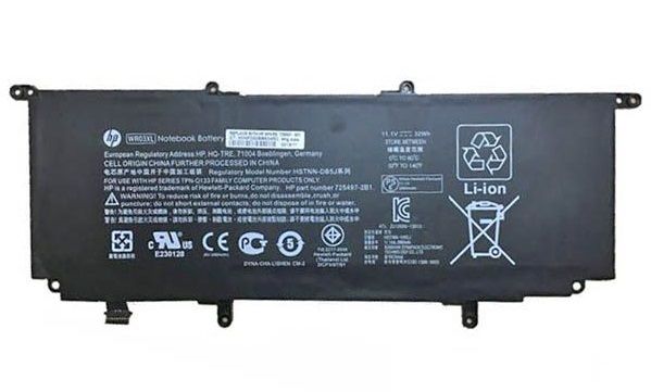 HP725497-1C1 HP WR03XL 11.1V, 32wh, 2860mAh Replacement Notebook Li-ion Battery
